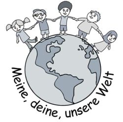 Logo "Meine, deine, unsre Welt"